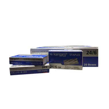 Kangaro 24/6 No. 3 Isi Staples Perak