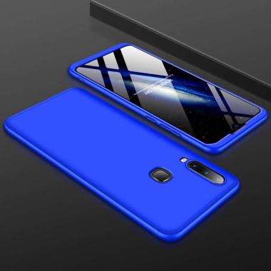 GKK 360 Full Cover Baby Skin Hard Case Samsung A20S Armor - - BLUE
