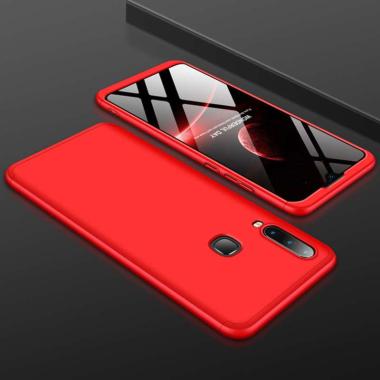 GKK 360 Full Cover Baby Skin Hard Case Samsung A20S Armor - - RED