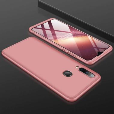 GKK 360 Full Cover Baby Skin Hard Case Samsung A20S Armor - - ROSE GOLD