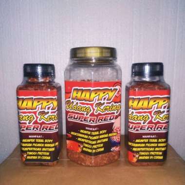 Happy Udang Kering Super Red 100 gram Sale