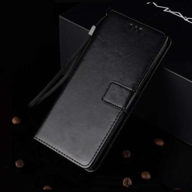 Leather Case Wallet OPPO F11 OPPO F 11 Flip Cover - Oppo F11 BLACK