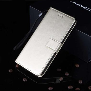 Leather Case Wallet OPPO F11 OPPO F 11 Flip Cover - Oppo F11 GOLD