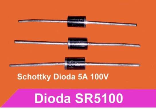 Dioda schottky SR5100 5a 100v