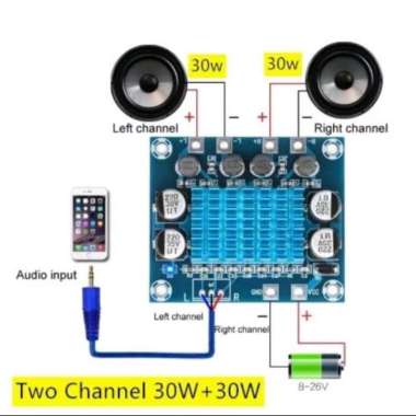 Kit TPA3110 XH-A232 POWER AMPLIFIER CLASS D 30W+30W 2.0 DIGITAL STEREO