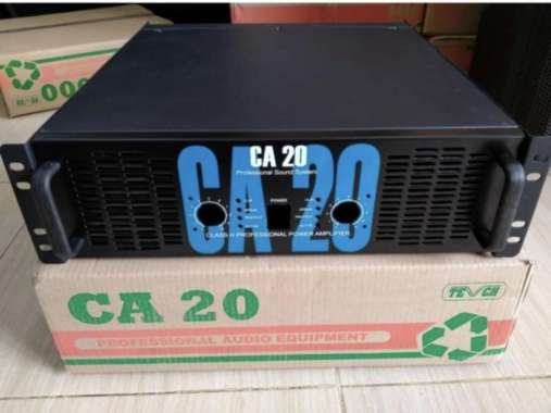 Box Power Amplifier CA 20 2 channel + knop