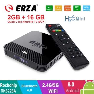 Erza H96 Mini TV Box Android 2GB 16GB Quad Core 4K 2.4G Wifi