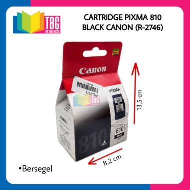 1 PCS CARTRIDGE PIXMA 810 BLACK CANON (R-2746) - KATRID TINTA PRINTER