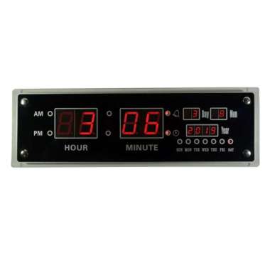 Esa 580 Smart LED Digital Jam Dinding - Hitam