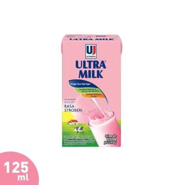 ULTRA MILK STRAWBERRY SUSU UHT 125ml