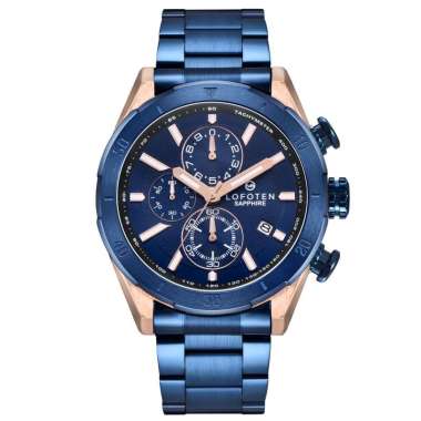 LOFOTEN Jam Tangan Analog Pria F-6517MC Stainless Steel BRG-5