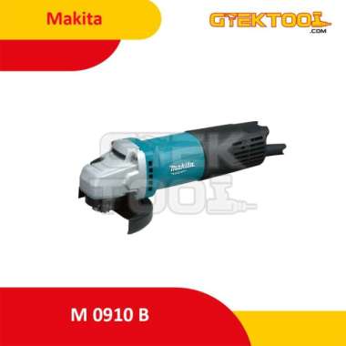 Makita M 0910 B Mesin Gerinda Tangan 4" M0910B Angle Grinder 4 Inch