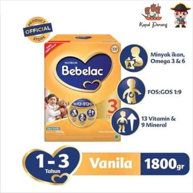 Promo Harga Bebelac 3 Susu Pertumbuhan Vanila 1800 gr - Blibli