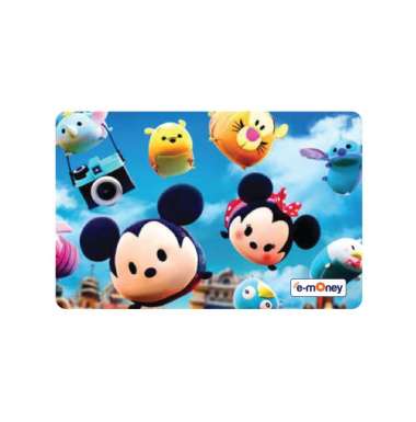 Kartu EMONEY MANDIRI Disney Tsum Terbang 4 Kartun Anime Kartu Etoll e toll E Money E-money Winlycoll