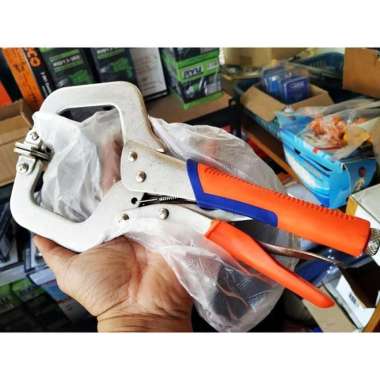 Locking Plier 11 Face Clamp Catok Kayu Tang Welding Catok Buaya
