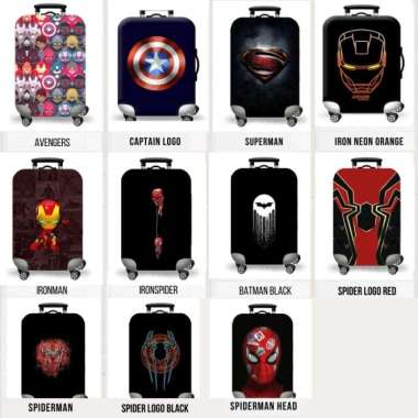 Bagtopia Sarung Cover Koper Luggage Cover Medium 22-25 Inch warna Atlas,Holidaycm