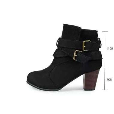 ARGA COLLECTION - No Brand Sepatu Boots Wanita Cewe Keren Korea Kekinian Maleoo Original // Sepatu B