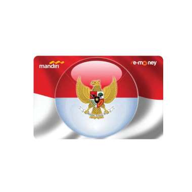 Kartu EMONEY MANDIRI Garuda Merah Putih Kumpulan Brand Campuran Kartu Etoll e toll E Money E-money W