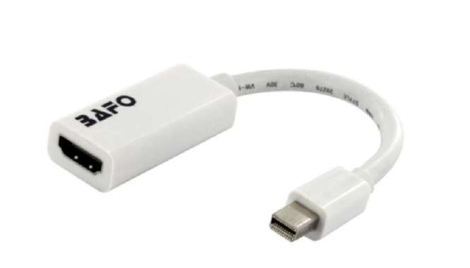 KABEL MINI DISPLAY TO HDMI BAFO (BF-2611) SUPORT 4K