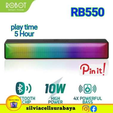 ROBOT RB580 SPEAKER BLUETOOTH SOUNDBAR POWERFUL STEREO RGB