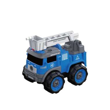 OKIEDOG DIY RC TRANSFORMER - LADDER TRUCK (MAINAN MOBIL DAN ROBOT REMOTE CONTROL ANAK)