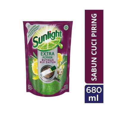 Promo Harga Sunlight Pencuci Piring Extra Power With Biji Zaitun 680 ml - Blibli