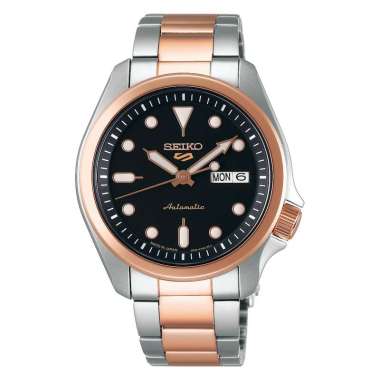 SEIKO 5 Sports Automatic SRPE-58K1Y 24 Jewels 4R36 Original Garansi Resmi Black Silver