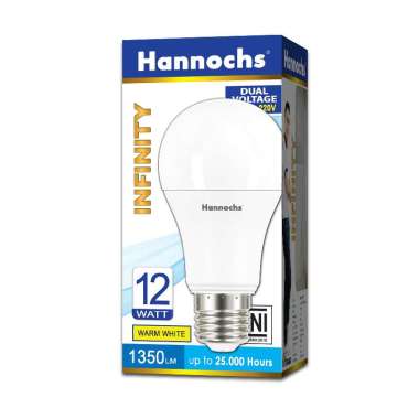 LED Bulb HANNOCHS INFINITY 12W Hannochs Lampu LED Infinity 12 watt Bohlam LED Hannochs Infinity 12 W