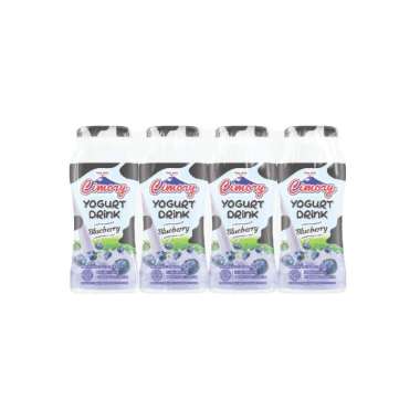 Promo Harga Cimory Yogurt Drink Blueberry per 4 botol 70 ml - Blibli