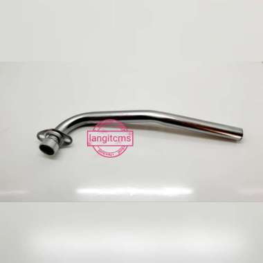 Leher Knalpot Sambungan Knalpot Jupiter Vega Crypton Yamaha Chrome Stainless Silver