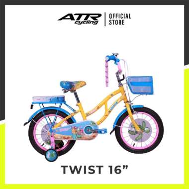 Sepeda Anak Perempuan Kids Bike UNITED TWIST 16 Inch - (20) Yellow