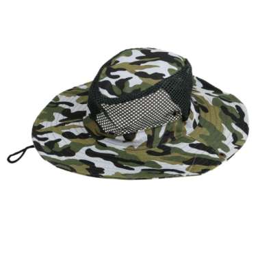 Promo Camo Wide Brim Hat Fishing Bucket 