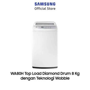 SAMSUNG Mesin Cuci 8Kg WA80H4000/ WA 80H4000 / 80H4000