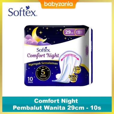 Softex Comfort Night Wings Pembalut Wanita 29 cm - 10s