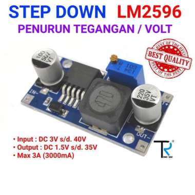 DC DC 3A Step Down LM2596 Module Penurun Tegangan Volt DC to DC