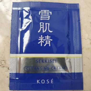 kose sekkisei cleansing cream sample