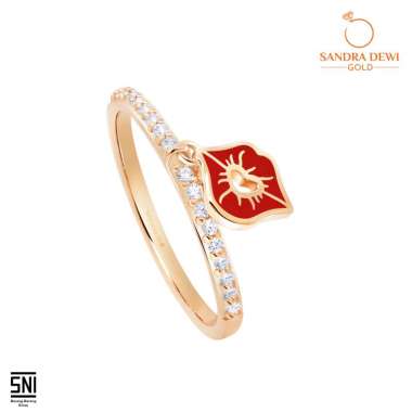 Cincin Sandra Dewi Gold Betty Boop Kiss Series 18K RI210904 16