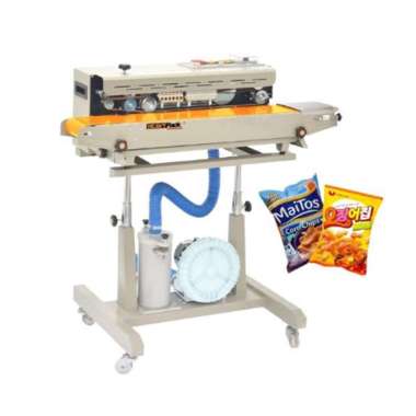Heavypack DBF-1000 Continuous Band Sealer Mesin Press Isi Angin