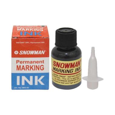 Snowman Tinta Spidol Permanen Hitam