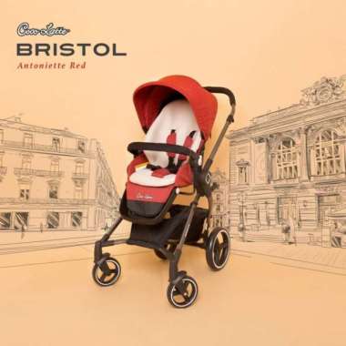Stroller Kereta Dorong Bayi Cocolatte Stroller Bristol Reversible Seat Merah