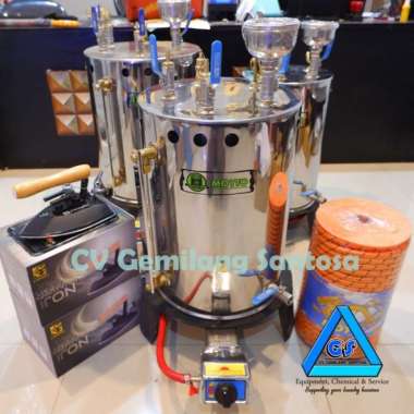 Setrika Uap Boiler 25 liter Promo DISKON silver