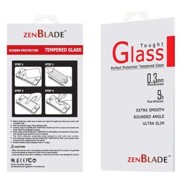 zenBlade 5D Full Cover Tempered Glass Oppo A37 - Hitam Hitam -