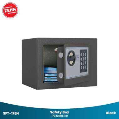 ZEHN Electronic Safety Box black Brangkas CREAM -