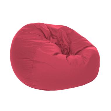 HnR Soerabaja Kursi santai bean bag triangel - Pink / kursi pantai