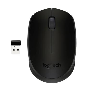 Logitech M170 Wireless Mouse - Hitam