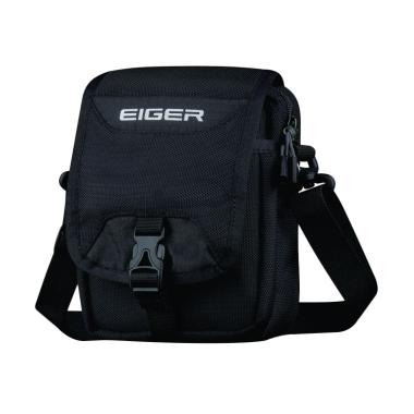 Eiger Travel Pouch Black Stripe Tas Selempang - Hitam