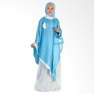 Makin Ayu Cantik Mukena - Light Blue White