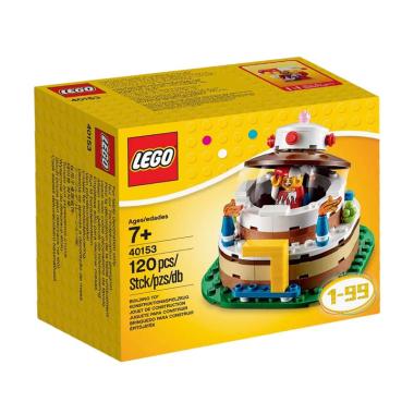 LEGO 40153 Birthday Table Decoration Cake Set Mainan Block & Puzzle