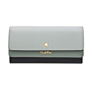 Carlo Rino Black Long 2 Fold Wallet