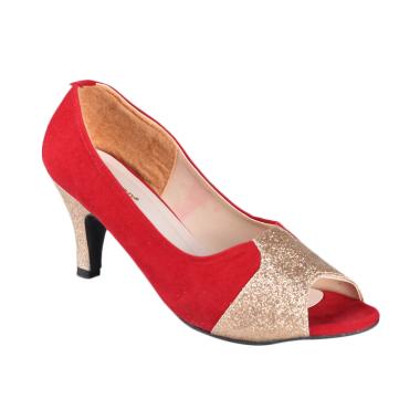 RSM SN-186 Sepatu High Heels Wanita - Merah